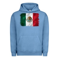 Pigment Pebble Blue mexican flag Urban Hoodie - CTS Tumbler Store