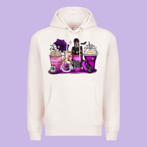 Wednesday Coffee Cups Premium Hoodie Designed By Zillion Design Studio