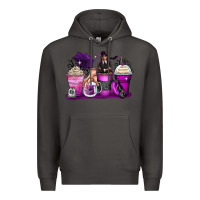 Smoke wednesday coffee cups Premium Hoodie - Zillion Design Studio