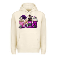 Tofu wednesday coffee cups Premium Hoodie - Zillion Design Studio