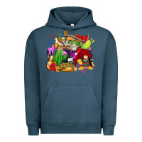 Pigment Midnight Navy mexican gnomes truck Urban Hoodie - CTS Tumbler Store