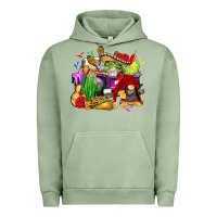 Pigment Oil Green mexican gnomes truck Urban Hoodie - CTS Tumbler Store