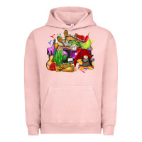 Pigment Salmon mexican gnomes truck Urban Hoodie - CTS Tumbler Store