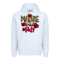 White madre our lady Premium Hoodie - CTS Tumbler Store