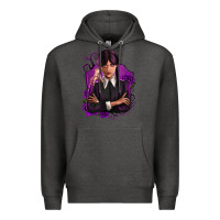 Charcoal Heather wednesday Premium Hoodie - Zillion Design Studio