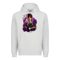 Dove Grey wednesday Premium Hoodie - Zillion Design Studio