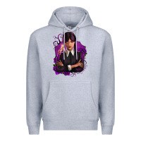 Heather Grey wednesday Premium Hoodie - Zillion Design Studio