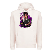 Pale Pink wednesday Premium Hoodie - Zillion Design Studio