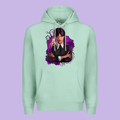 Wednesday Premium Hoodie Designed By Zillion Design Studio