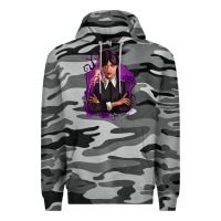 Slate Camo wednesday Premium Hoodie - Zillion Design Studio
