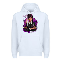 White wednesday Premium Hoodie - Zillion Design Studio