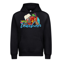 Black a  teacher Urban Hoodie - Zillion Design Studio