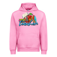 Fuchsia Pink a  teacher Urban Hoodie - Zillion Design Studio