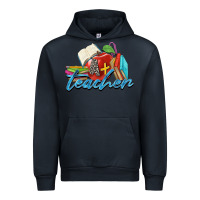 Navy a  teacher Urban Hoodie - Zillion Design Studio