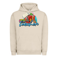 Pigment French Oak a  teacher Urban Hoodie - Zillion Design Studio