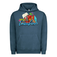 Pigment Midnight Navy a  teacher Urban Hoodie - Zillion Design Studio
