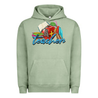 Pigment Oil Green a  teacher Urban Hoodie - Zillion Design Studio