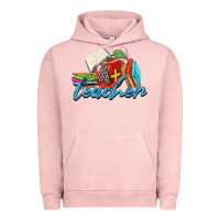 Pigment Salmon a  teacher Urban Hoodie - Zillion Design Studio