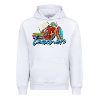 White a  teacher Urban Hoodie - Zillion Design Studio