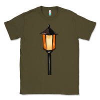 Army Green street lamp Classic Tee - BarkalooDesign