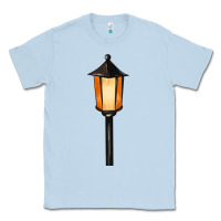 Dusty Blue street lamp Classic Tee - BarkalooDesign