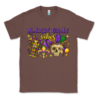 Chestnut mardi gras vibes skull Classic Tee - FaDigitalArtStudio