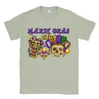 Matcha mardi gras vibes skull Classic Tee - FaDigitalArtStudio