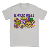 Moon Dust mardi gras vibes skull Classic Tee - FaDigitalArtStudio