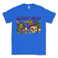 True Royal mardi gras vibes skull Classic Tee - FaDigitalArtStudio
