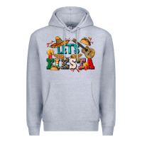 Heather Grey Let's fiesta Premium Hoodie - CTS Tumbler Store