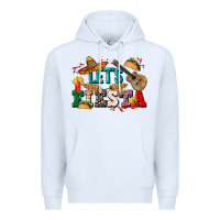 White Let's fiesta Premium Hoodie - CTS Tumbler Store