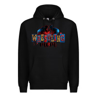 Black wrestling mom Premium Hoodie - Zillion Design Studio
