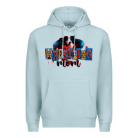 Blue Mist wrestling mom Premium Hoodie - Zillion Design Studio