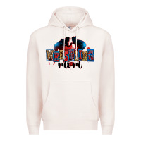 Pale Pink wrestling mom Premium Hoodie - Zillion Design Studio