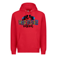 Red wrestling mom Premium Hoodie - Zillion Design Studio