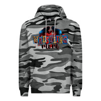 Slate Camo wrestling mom Premium Hoodie - Zillion Design Studio