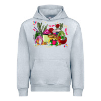 Heather Grey mexican gnomes with coffee cups Urban Hoodie - CTS Tumbler Store