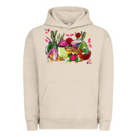 Pigment French Oak mexican gnomes with coffee cups Urban Hoodie - CTS Tumbler Store