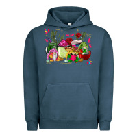 Pigment Midnight Navy mexican gnomes with coffee cups Urban Hoodie - CTS Tumbler Store