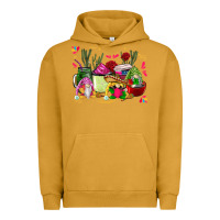 Pigment Peanut Butter mexican gnomes with coffee cups Urban Hoodie - CTS Tumbler Store