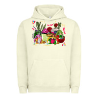 Pigment Pistachio mexican gnomes with coffee cups Urban Hoodie - CTS Tumbler Store