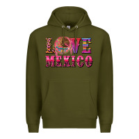 Army Green love mexico Premium Hoodie - CTS Tumbler Store