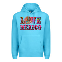 Ocean Blue love mexico Premium Hoodie - CTS Tumbler Store