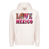 Pale Pink love mexico Premium Hoodie - CTS Tumbler Store