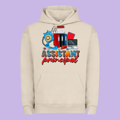 Assistant Principal Urban Hoodie Designed By Zillion Design Studio