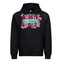 Black auntie like mom only cooler Urban Hoodie - Zillion Design Studio