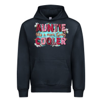 Navy auntie like mom only cooler Urban Hoodie - Zillion Design Studio
