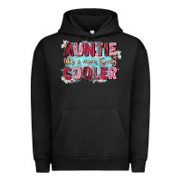 Pigment Black auntie like mom only cooler Urban Hoodie - Zillion Design Studio