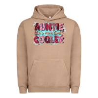 Pigment Burro auntie like mom only cooler Urban Hoodie - Zillion Design Studio