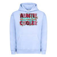 Pigment Grape Ice auntie like mom only cooler Urban Hoodie - Zillion Design Studio